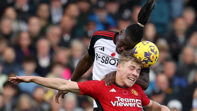 Foto: Menang Tipis atas Fulham, Bruno Fernandes Cetak Gol di Laga ke-200 Bersama MU