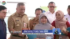 Meski pembangunan belum 100 persen selesai, Walikota Jakarta Pusat gelar pra-peresmian Sky Bridge Tanah Abang.