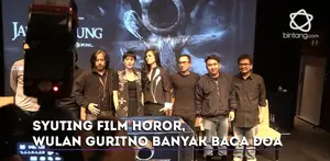 Seperti ini keseruan Wulan Guritno, Augie Fantinus dan Hannah Al Rashid  saat jalani syuting film Jailangkung.