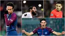 Berikut ini top scorer sementara Ligue 1 Prancis musim 2017/2018 hingga pekan ke-22, Edinson Cavani masih di posisi teratas. (Foto-foto Kolase dari AP dan AFP)