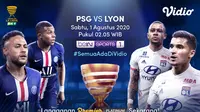 Final Piala Liga Prancis PSG Vs Lyon. (Sumber: Vidio)