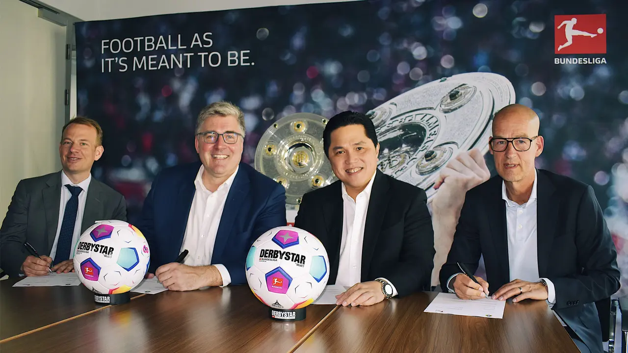 Ketua PSSI, Erick Thohir, bekerja sama dengan Deutsche Fusball Liga (DFL).