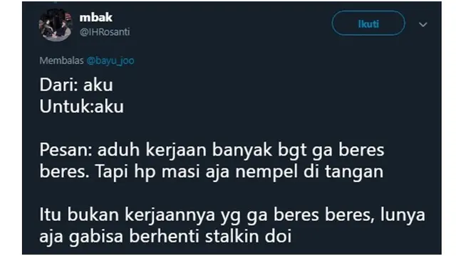 7 Pesan Netizen Untuk Diri Sendiri Ini Bikin Miris Sekaligus Geli
