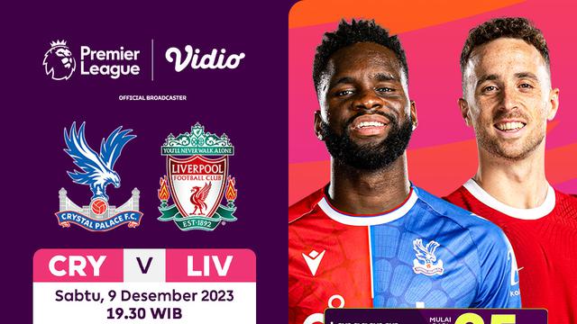 Live Streaming Premier League 23/24: Crystal Palace vs Liverpool di Vidio