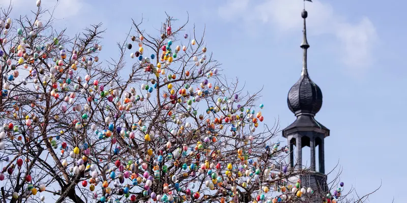 Pohon Telur Paskah di Jerman