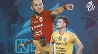 BRI Liga 1 - Ezechiel N'Douassel, Marko Simic, Wawan Hendrawan (Bola.com/Adreanus Titus)