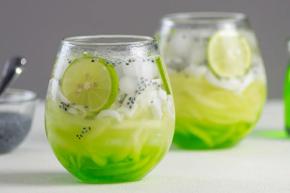 resep es kuwut timun melon kelapa muda Bali