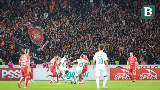 Foto: Malam Spektakuler saat Persija Jakarta Kembali Bermain di GBK, Tutup BRI Liga 1 2022/2023 dengan Kemenangan Manis
