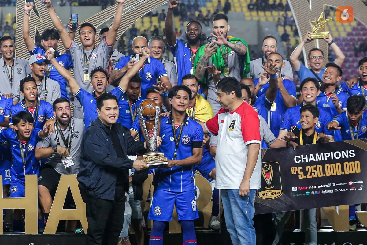 Arema FC Juara Piala Presiden 2024