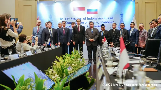 Pertemuan Menko Airlangga dengan Rusia