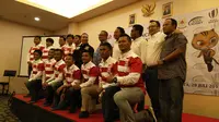Tim nasional rugby Indonesia memberangkatkan 16 pemain untuk SEA Games 2017, Sabtu (29/7/2017).( Bola.com/ Andhika Putra)