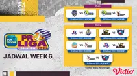 Link Live Streaming PLN Mobile Proliga 2022 Pekan Keenam di Vidio, 18-10 Februari 2022