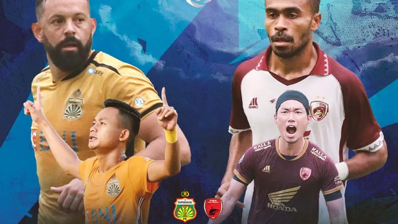 BRI Liga 1 - Duel Antarlini - Bhayangkara FC Vs PSM Makassar
