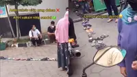 Viral Cara Kreatif Warga Saat Antre Vaksinasi Covid-19, Titip Sandal Hingga Mengular