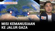 Jurnalis Liputan 6, Harfin Naqsyabandi bersama relawan Indonesia ikut dalam misi kemanusiaan mengirimkan bantuan ke Gaza, Palestina. Mereka tergabung dalam Indonesia Global Peace Convoy 2025.