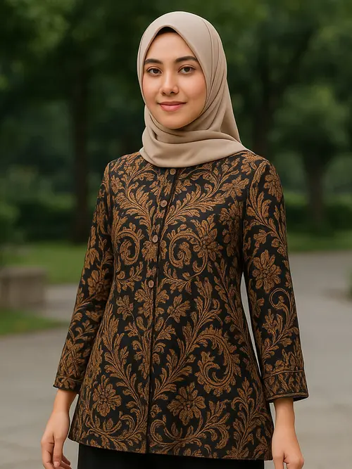 Model Tunik Batik Cocok untuk Kondangan dan Hijab Friendly? Ini 7 Inspirasinya