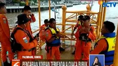 Petugas sudah melakukan pencarian sejak pukul 07.00 WIB di sekitar lokasi terbakarnya kapal.
