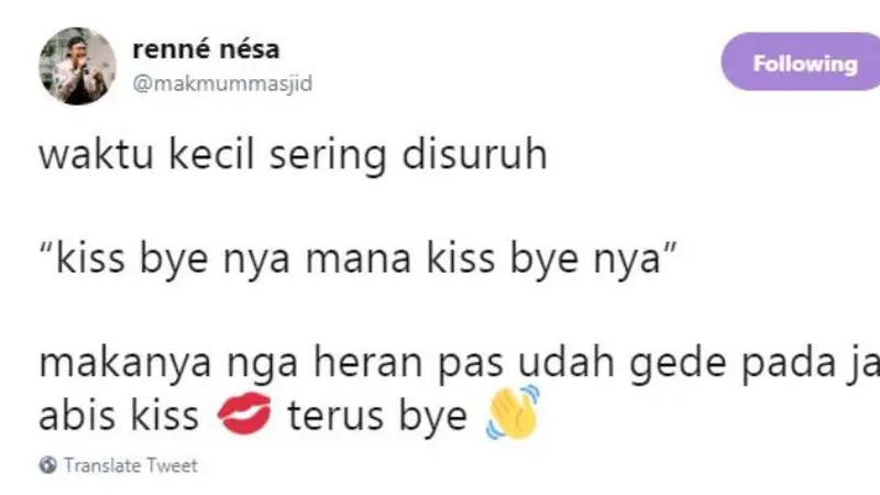 Bikin Nyengir, 8 Cuitan Lucu Gara-Gara Waktu Kecil