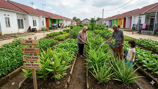 Ide Kebun Sayur Bersama di Komplek Perumahan Subsidi