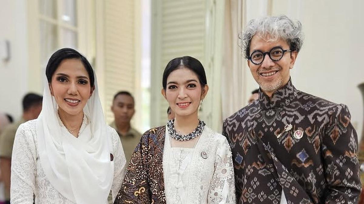 Kenakan Baju Kain Endek Bali, Desainer Didiet Maulana Dilantik Jadi Staf Ahli Dekranas Berdampingan dengan Selvi Ananda Berkebaya Putih