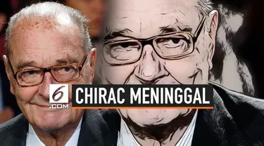 Mantan Presiden Prancis Jacques Chirac meninggal dunia di usia 86 tahun, Kamis (26/9). Beberapa tahun terakhir Chirac mengalami Alzheimer, sedangkan sejak 2005 ia menderita stroke ringan.