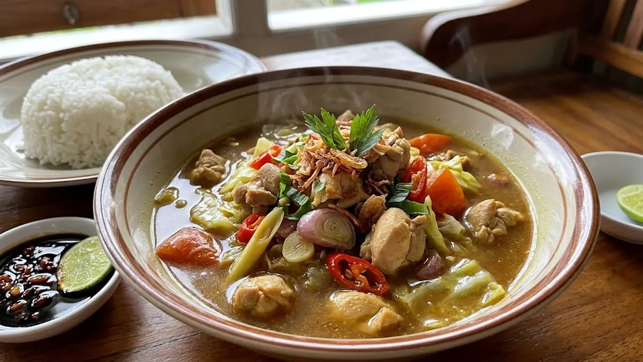 Tongseng Ayam Tanpa Santan Bumbu Iris (AI Generated)