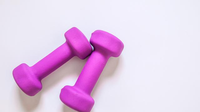 Ilustrasi alat olahraga tangan, dumbell