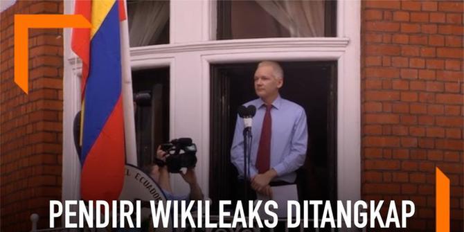 VIDEO: Pendiri Wikileaks Ditangkap di London