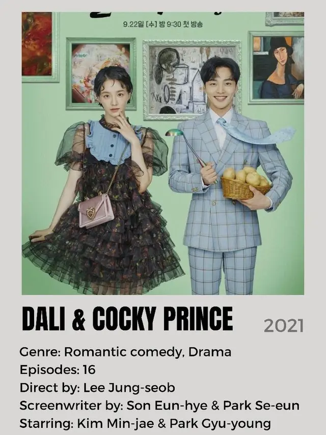 Dali & Cocky Prince Poster.