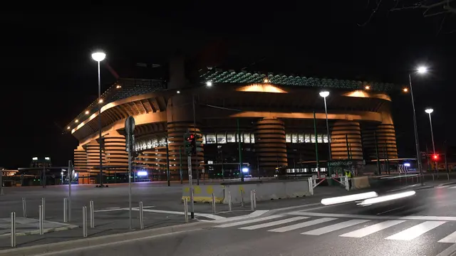Potret Sepinya Stadion San Siro di Milan