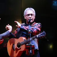 Project album Satu Iwan Fals bersama NOAH, Geisha, d'Masiv dan Nidji (Deki Prayoga/Bintang.com)