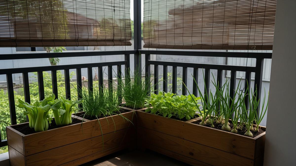 7 Inspirasi Kebun Sayur Mini untuk Teras Kecil yang Teduh, Hemat Ruang dan Mudah Dirawat