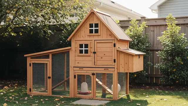 Desain Kandang Ayam Backyard Rustic tapi Higienis (Image by Gemini AI)