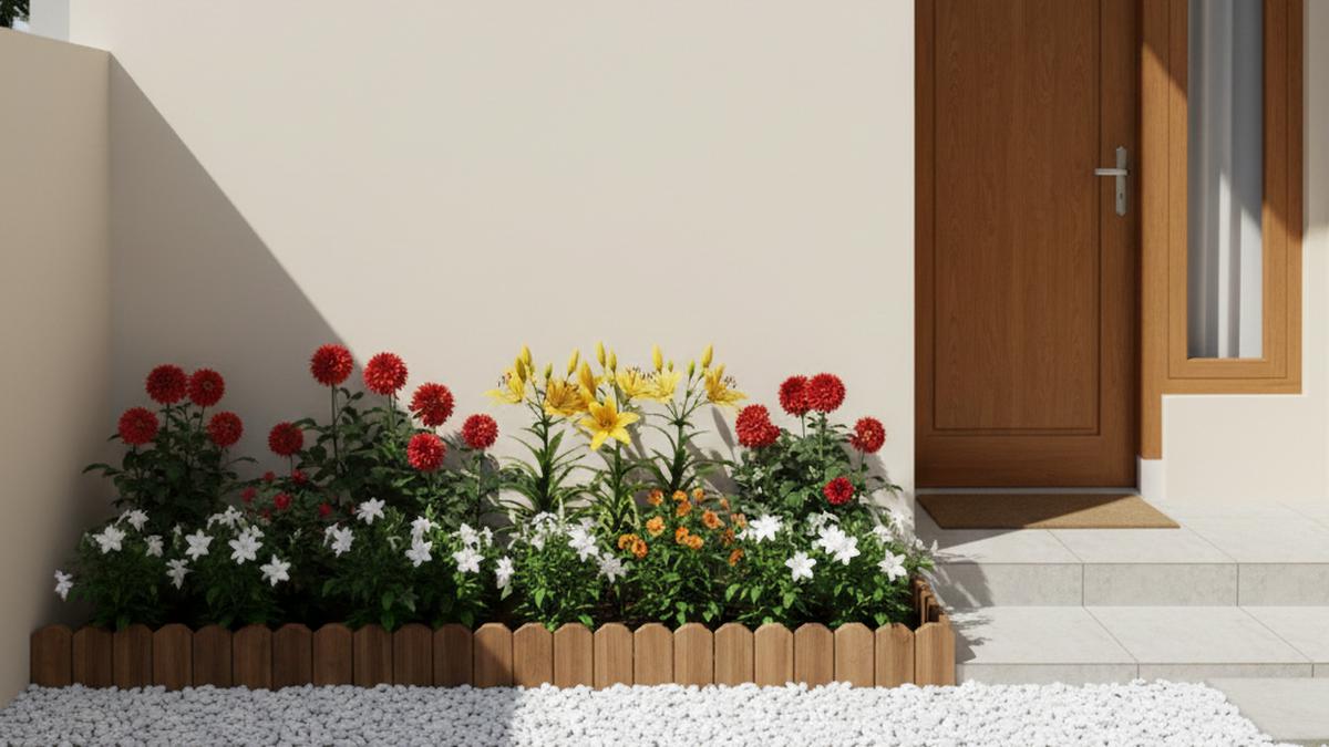 8 Desain Teras Rumah Estetik dengan Kebun Bunga Warna-Warni, Hadirkan Suasana Asri