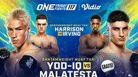 Jadwal ONE Friday Fights 117, Nonton Siaran Langsung di Vidio