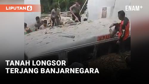 VIDEO: Bencana Tanah Longsor Terjang Rumah Milik Warga di Banjarnegara