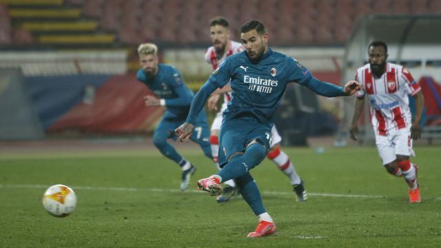 FOTO: Gol Injury Time Buyarkan Kemenangan AC Milan atas Crvena Zvezda