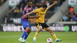 Tuan rumah Wolverhampton Wanderers sukses membukukan kemenangan 2-0 atas tamunya, Crystal Palace. (Nick Potts/PA via AP)