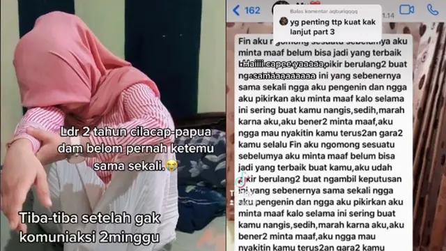 Belum Pernah Bertemu, Kisah Cinta Pasangan LDR Cilacap-Papua 2 Tahun Ini Bikin Haru