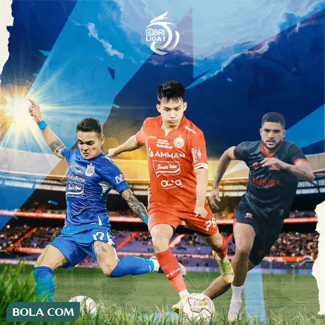 BRI Liga 1 -  Paulo Gali Freitas, Witan Sulaeman, Junior Brandao
