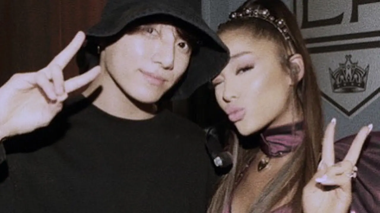 Jungkook BTS dan Ariana Grande (Instagram/ arianagrande)