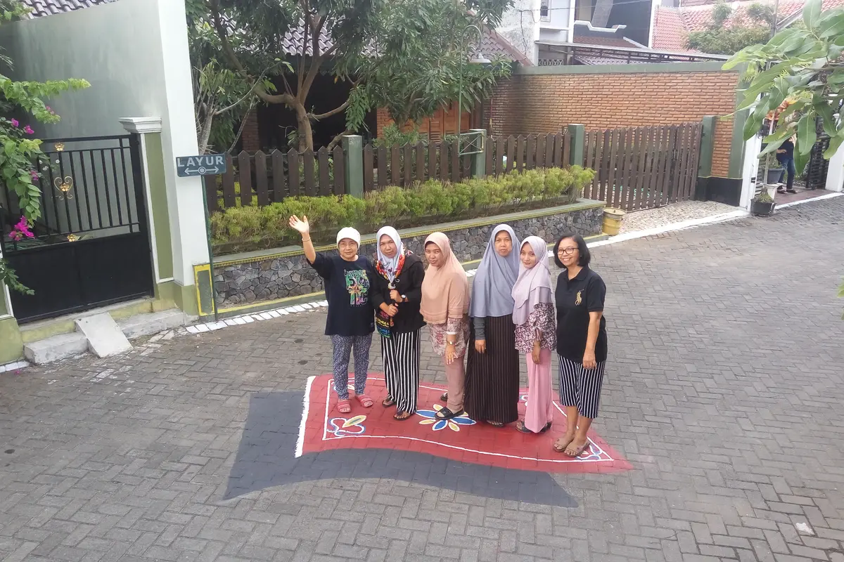 Lukisan 3D di Sleman