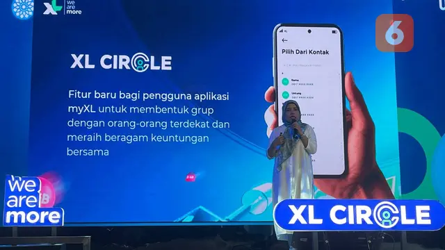 XL Axiata meluncurkan XL Circle di aplikasi MyXL untuk pelanggan prabayarnya.  (Liputan6.com/ Agustin Setyo Wardani)