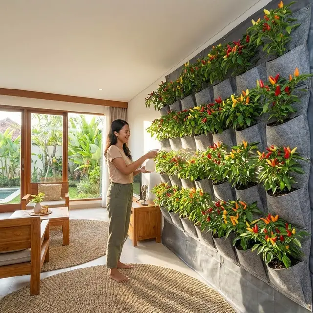 Ide Kebun Cabai di Dalam Ruangan