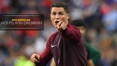 Cristiano Ronaldo menunjukkan kemampuan sebagai pelatih pada final Piala Eropa 2016 melawan Prancis.