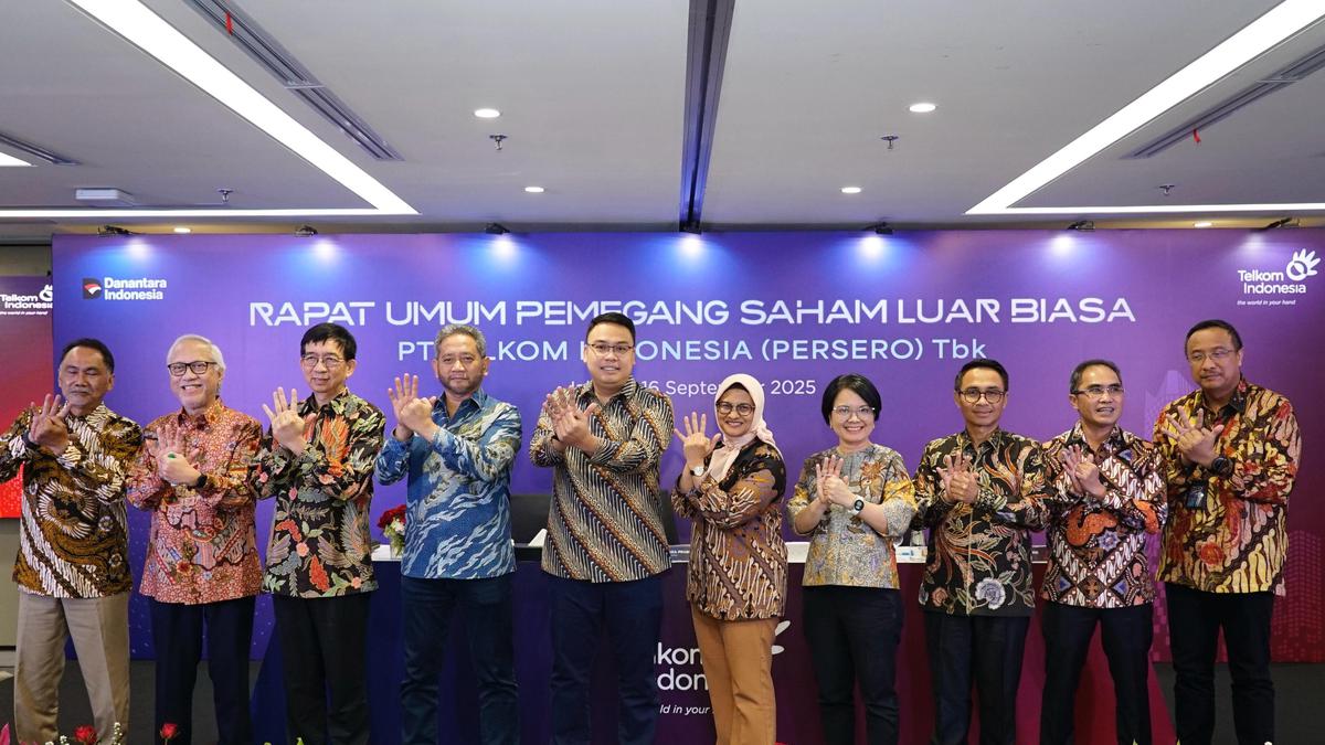 Telkom Perkuat Jajaran Pengurus Lewat RUPSLB 2025, Siap Hadapi Tantangan Digital