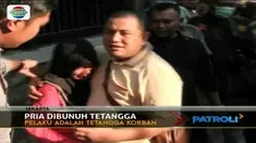 Alih-alih sadar diingatkan karena ngebut saat mengendarai motor, pria ini malah bunuh tetangganya sendiri.
