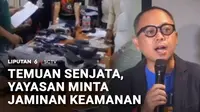 Terkait penemuan senjata api di sebuah sekolah di Jakarta, pihak yayasan sekolah meminta polisi segera lakukan sterilisasi, mengingat masih terdapat sejumlah ruangan yang belum dibuka. Yayasan juga berencana menyurati Mendikdasmen untuk meminta perli...