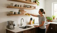 5 Model Kitchen Set dengan Rak Terbuka yang Mudah Dibersihkan, Fungsional untuk Hunian Modern