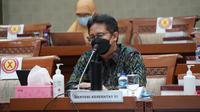 Menteri Kesehatan RI Budi Gunadi Sadikin hadir dalam Rapat Kerja dengan Komisi IX DPR RI di Senayan, Jakarta pada Selasa, 31 Agustus 2021. (Dok Kementerian Kesehatan RI)